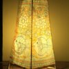 Big-Rectangular-yellow-leather-table-lamp