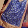 Bird-motif-blue-banarasi-dupatta