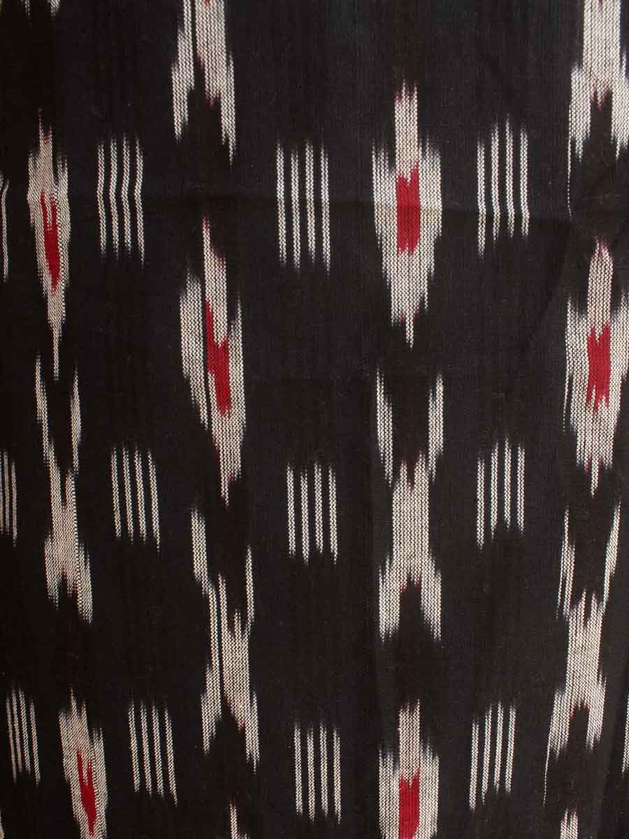 Black-and-ivory-ikat-cotton-dress-material Black-and-ivory-ikat-cotton-dress-material