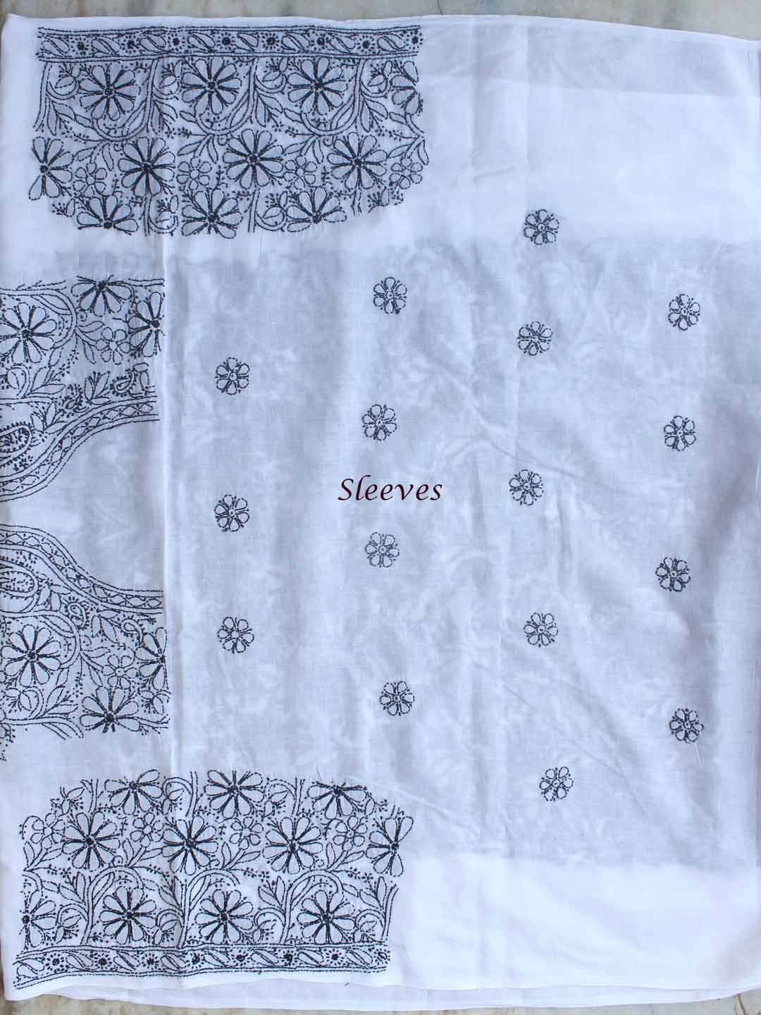 Black-and-white-chikankri-embroidered-dress-material Black-and-white-chikankri-embroidered-dress-material