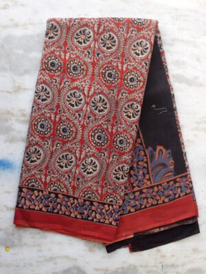 Block-printed-Bagru-cotton-saree