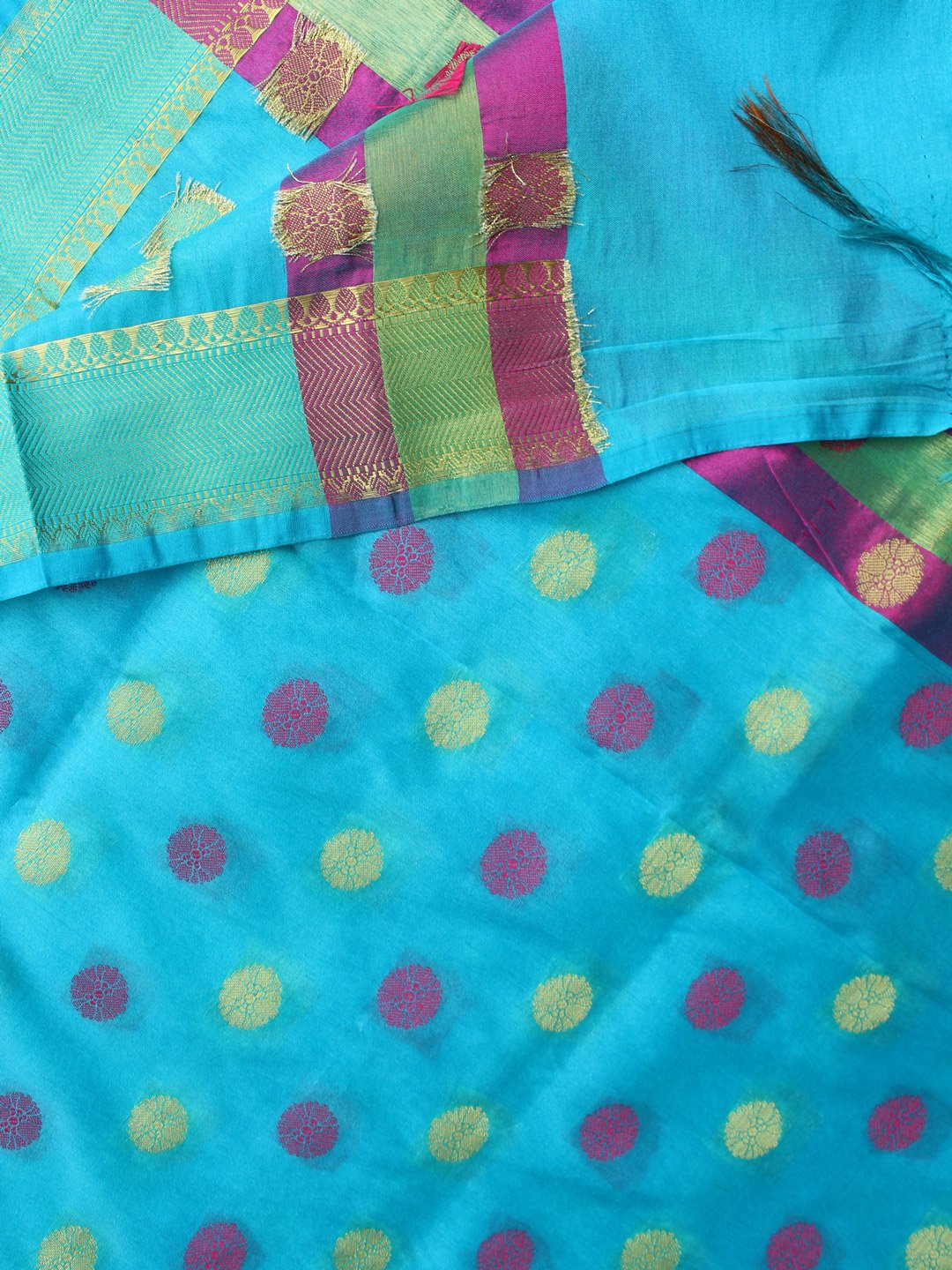 Cyan-blue-and-magenta-banarasi-dupatta Cyan-blue-and-magenta-banarasi-dupatta
