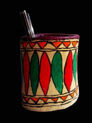 Paper mache pen stand