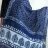 Dabu-printed-indigo-silk-cotton-dupatta