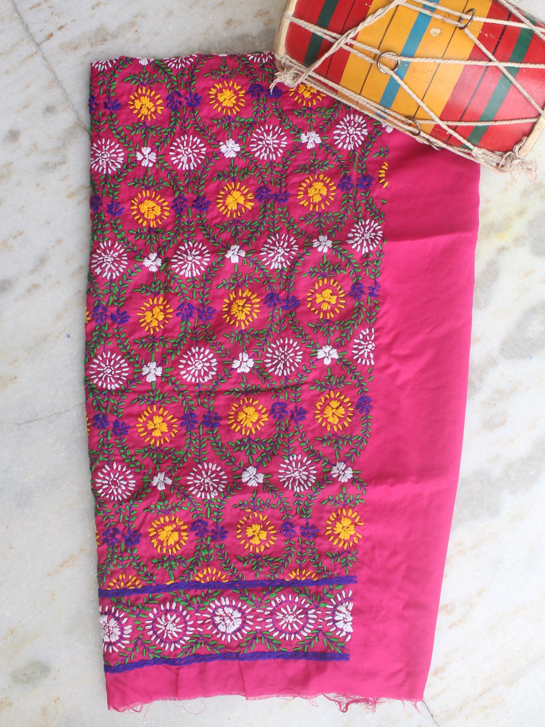 Green-white-yellow-phulkari-pink-salwar Green-white-yellow-phulkari-pink-salwar