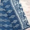 Indigo-dabu-block-print-mul-saree-at Shilphaat.com
