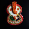 Kundanwork-peacock-design-marble-roli-chawal-box-