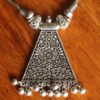 Oxidized-Silver-Finish-Vintage-Hand-Crafted-Necklace