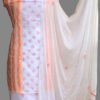 Peach-and-white-lucknow-embroidery-cotton-ladies-suit
