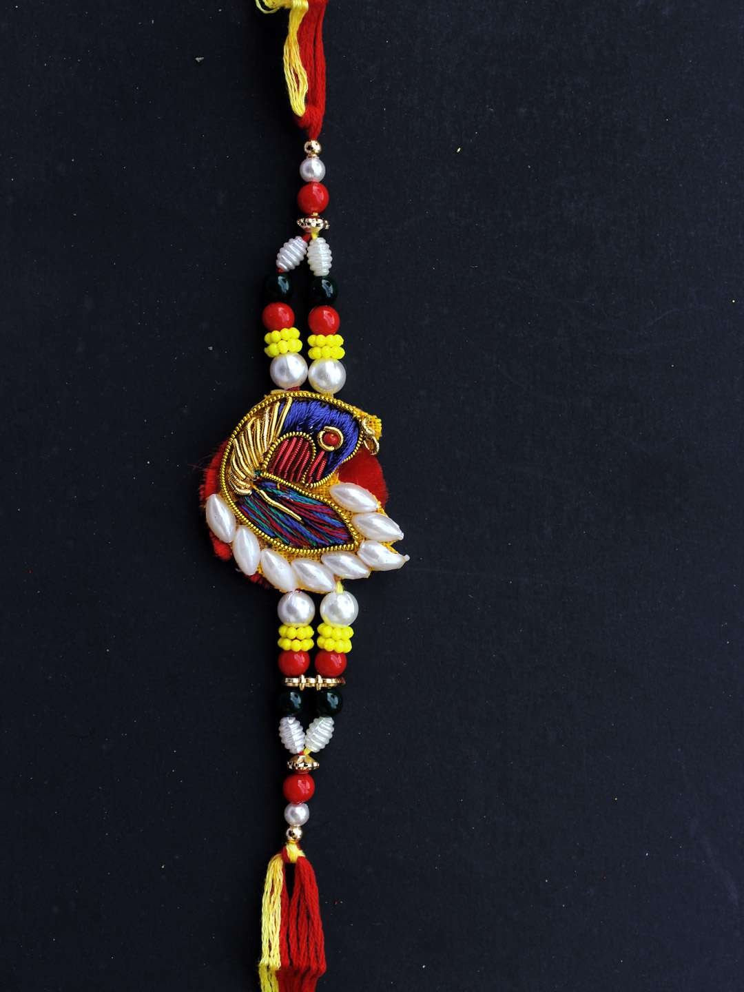 Peacock-zardozi-rakhi