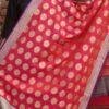Pink-imitation-katan-silk-banarasi-dupatta at Shilphaat.com