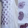 Purple-and-white-chikankari-cotton-dress-material-Shilphaat