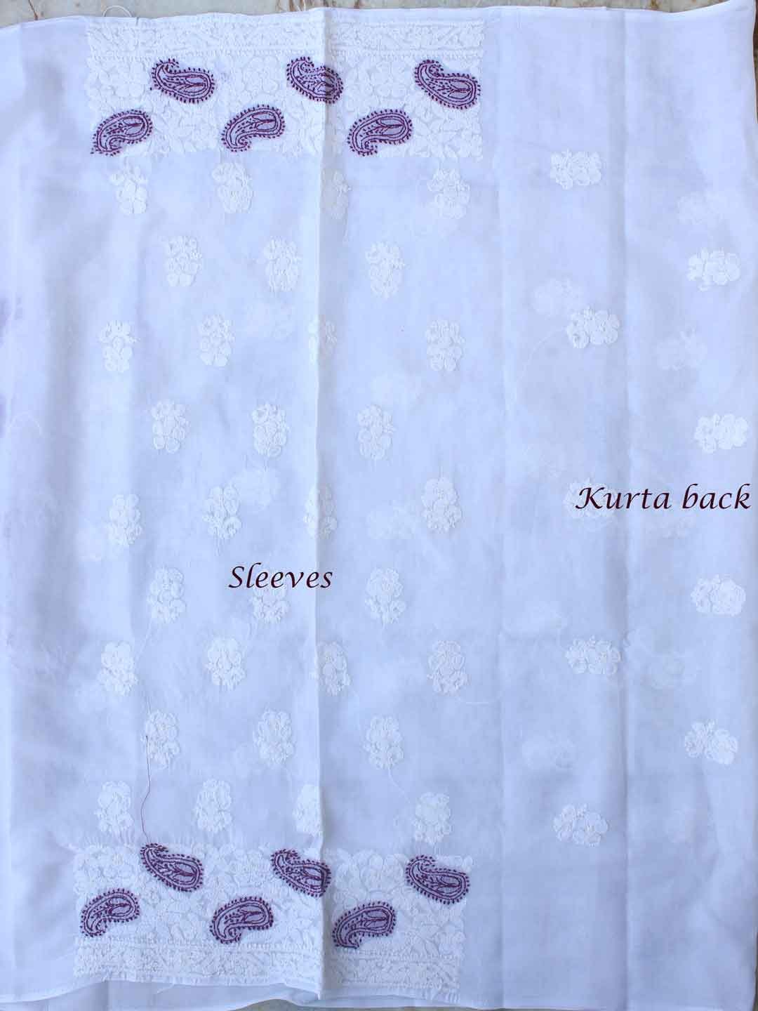 Purple-and-white-chikankari embroidered-cotton-suit Purple-and-white-chikankari embroidered-cotton-suit