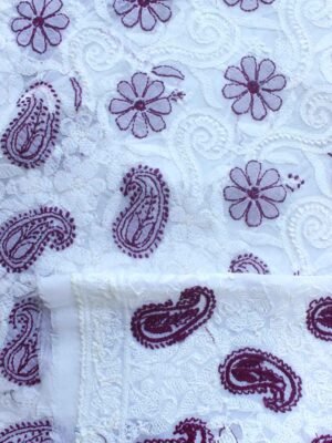 Purple-and-white-cotton-chikankari-salwar-suit