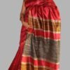 Red-and-black-bhagalpuri-dupion-silk saree