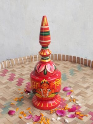 Red-base-long-wooden-sindur-dani Shilphaat