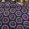 Red-lotus,-indigo-dabu-printed-cotton-shirt-fabrics