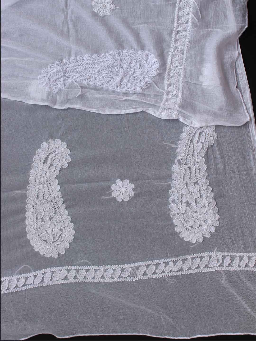 White-paisley-chikankari-shifon-dupatta White-paisley-chikankari-shifon-dupatta