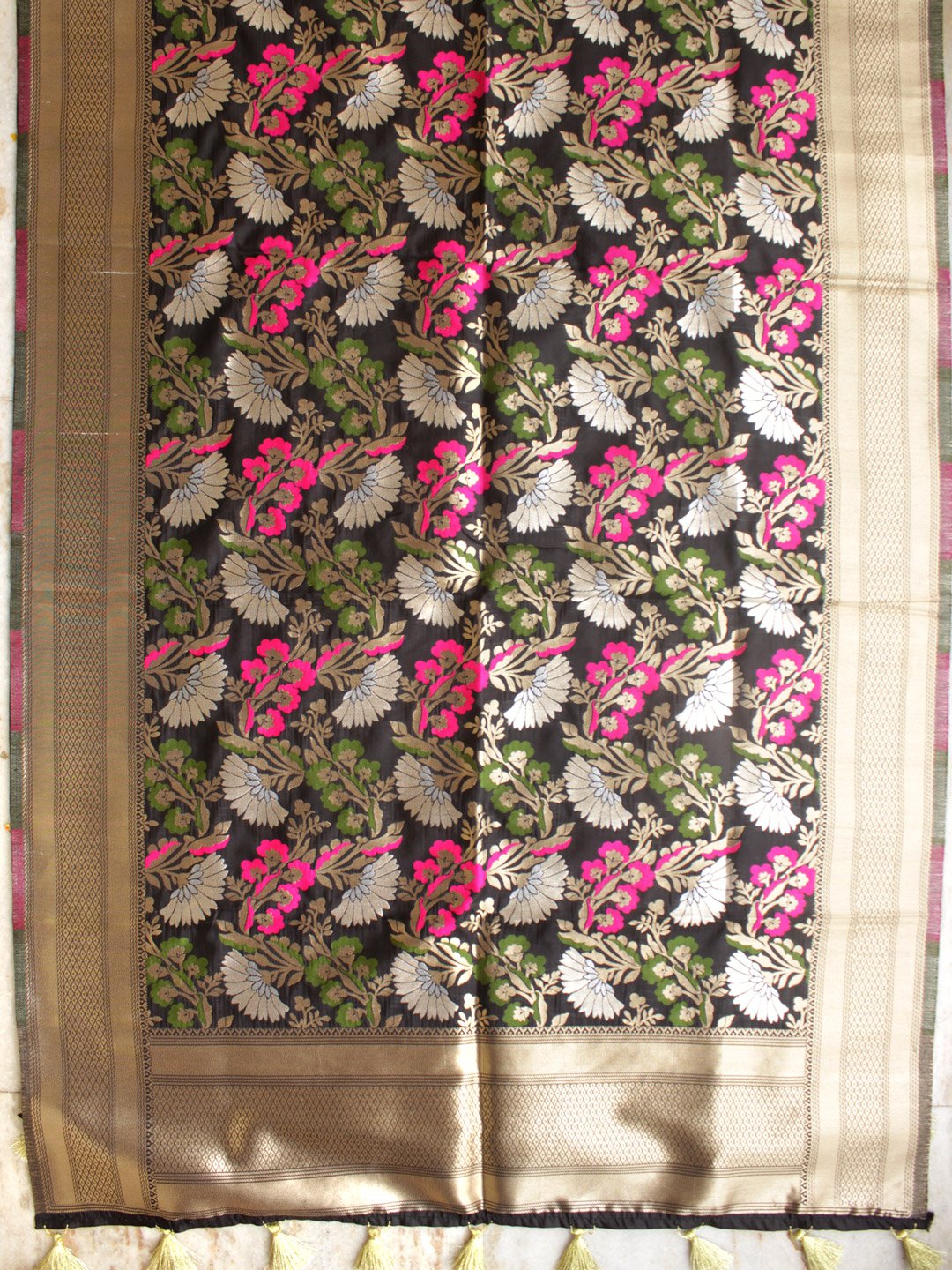 black-kimkwab-meenakari-brocade-art-silk-dupatta