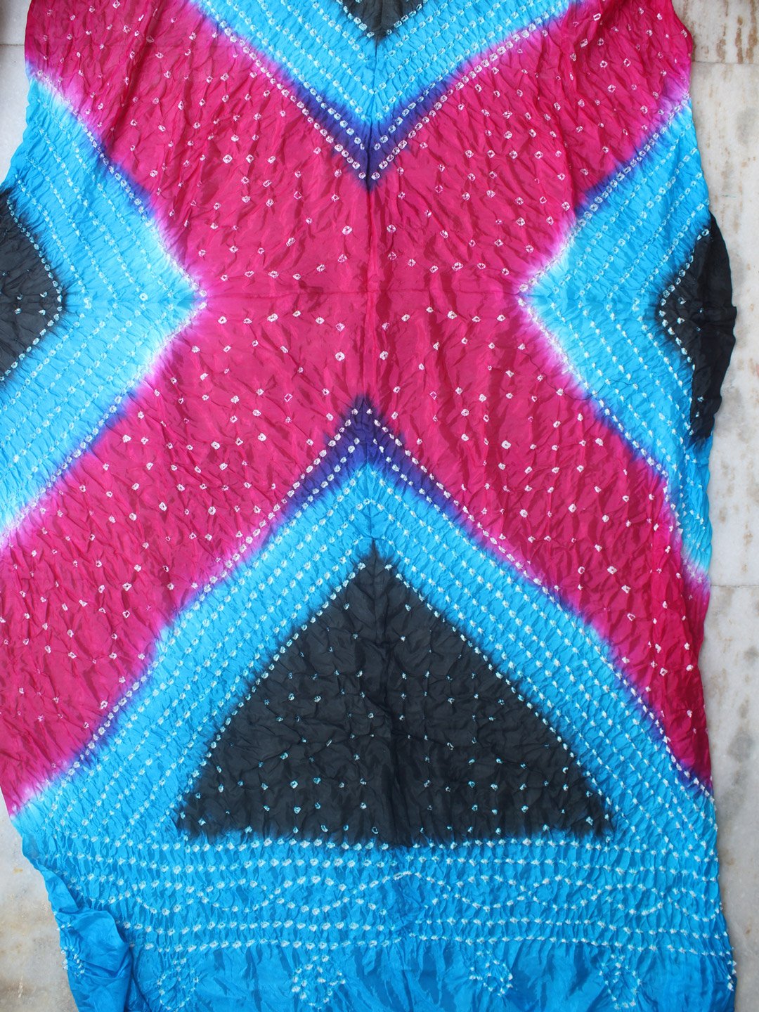 blue-black-and-magenta-bandhej-dupatta