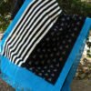 blue-border,-black-and-white-striped-ikat-cotton-dupatta