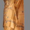 blue-kanthawork,-beige-semi-tussar-dress-material