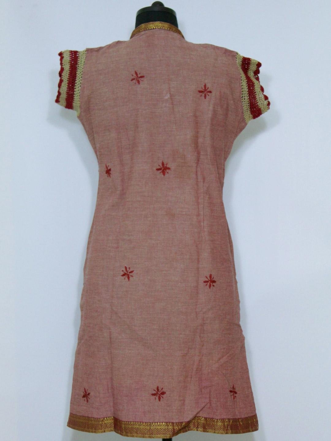 brick-red-cotton-embroidered-kurti brick-red-cotton-embroidered-kurti