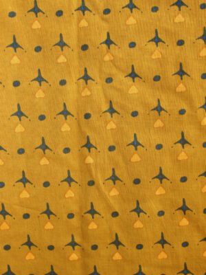 brown-yellow-block-print-cotton-running-material