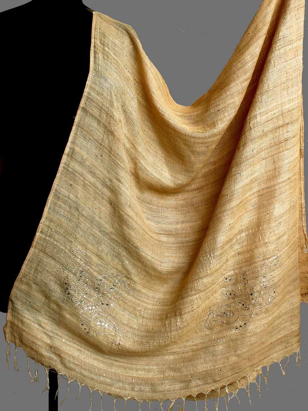 fardi-mukesh-kamdani-embroidered-tassar-silk-dupatta fardi-mukesh-kamdani-embroidered-tassar-silk-dupatta