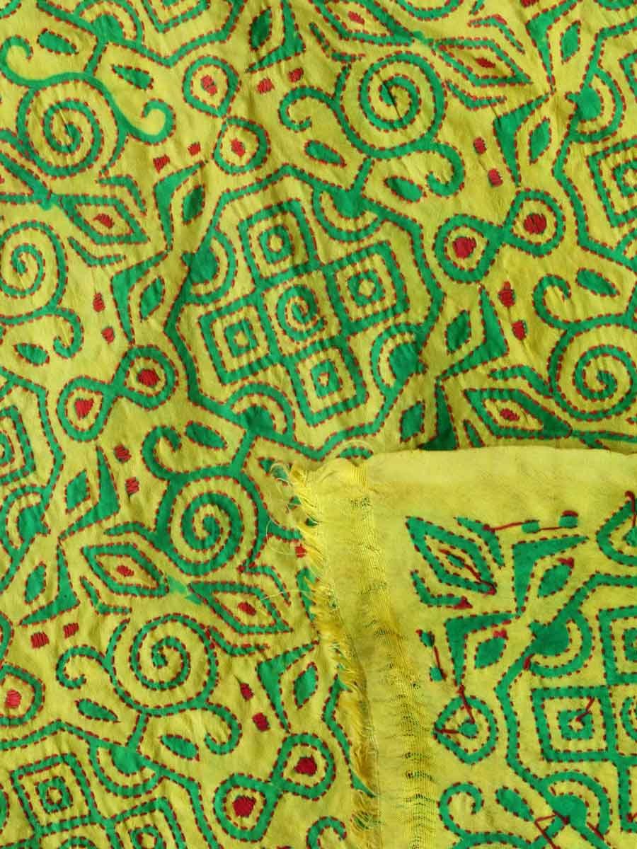 green-and-yellow-block-printed-kanthawork-silk-dupatta green-and-yellow-block-printed-kanthawork-silk-dupatta
