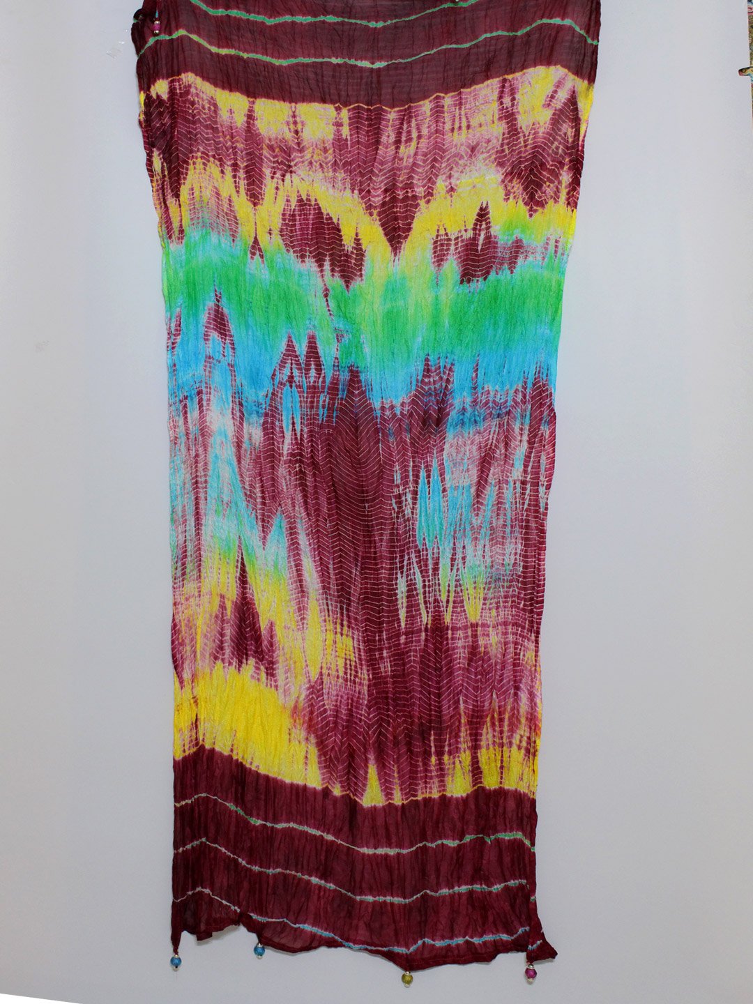 maroon-border-multicolour-shibori-dupatta