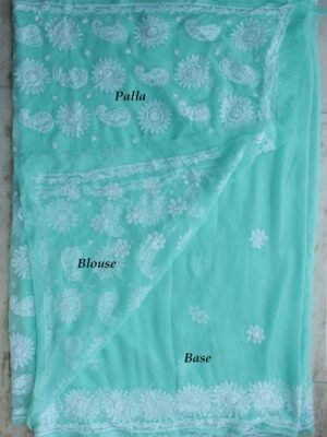 mint-green-lucknow-chikankari-georgette-saree