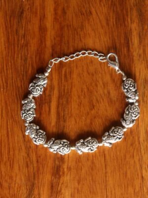 monkey-design-silver-finish-bracelet