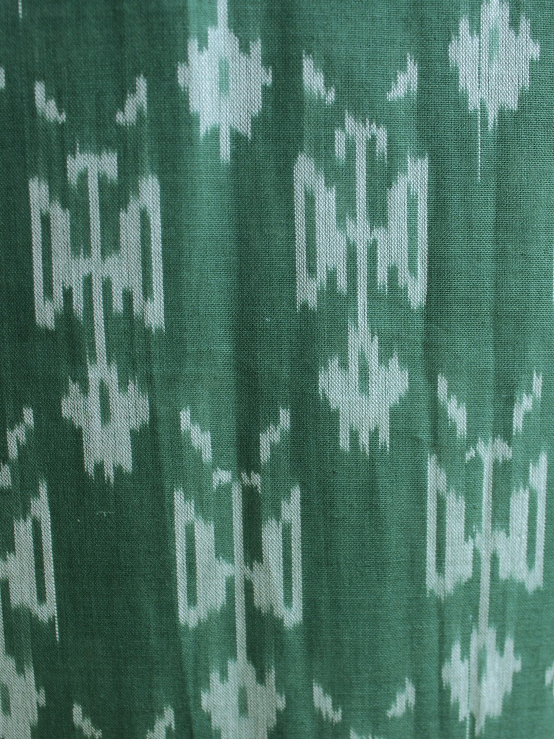 moss-green-mercerized-cotton-ikkat-unstitched-top-fabric moss-green-mercerized-cotton-ikkat-unstitched-top-fabric