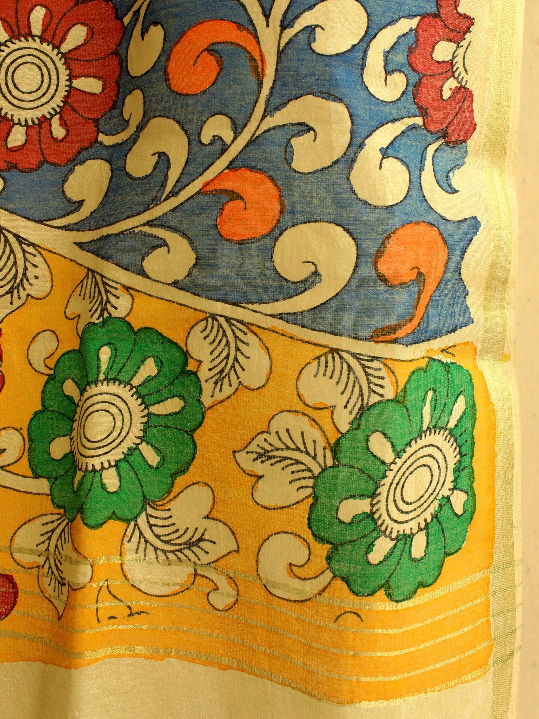 multicolour-pen-kalamkari-silk-cotton-dupatta multicolour-pen-kalamkari-silk-cotton-dupatta