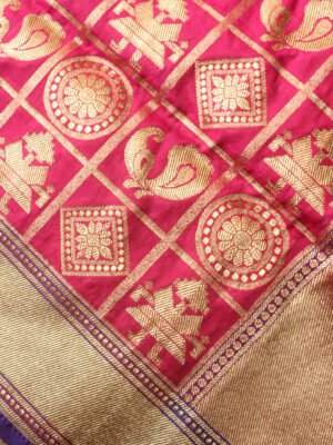 pink-and-golden-banarsi-duppata