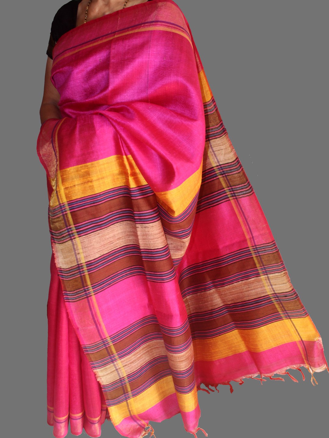 pink-dupion-tussar-silk-sari pink-dupion-tussar-silk-sari