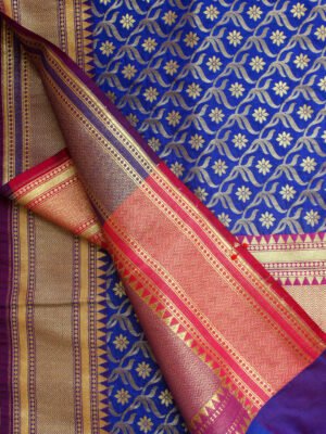 purple-border,-blue-banarasee-brocade-dupatta