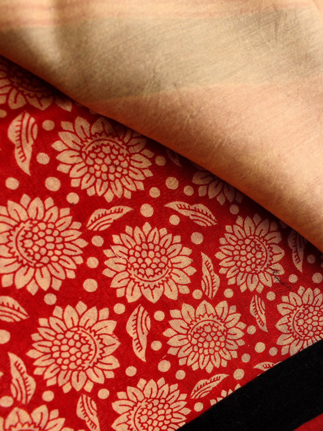 red-and-black-block-printed-silk-cotton-sari