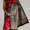red-and-black-madhubani-bhagalpuri-tussar-silk-saree