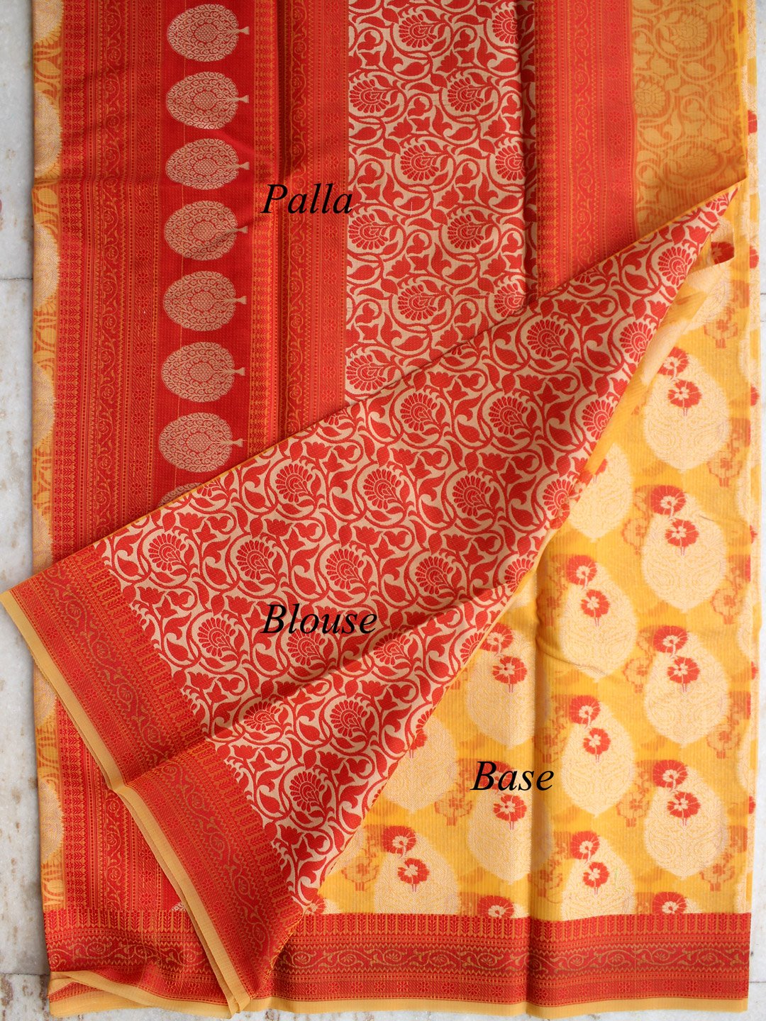 red-and-yellow-katan-silk-banarasee-sari red-and-yellow-katan-silk-banarasee-sari