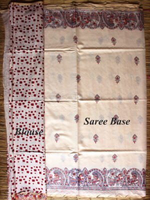 red-madhubani-on--white--bhagalpuri-saree-blouse