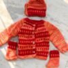 red-orange-kids-woolen-sweter-set