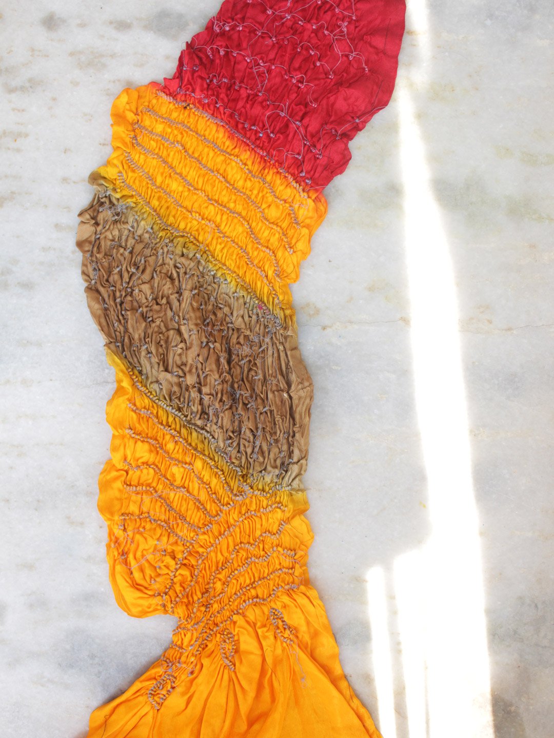 red-yellow-and-golden-bandhej-artsilk-dupatta