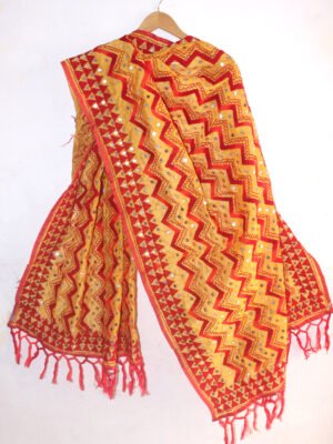 red-zig-zag-fulkari-on-yellow-dupatta