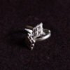 rombhoid silver toe rings