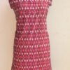 wINE-RED-pochampally-ikat-merceized-cotton-kurta-fabric