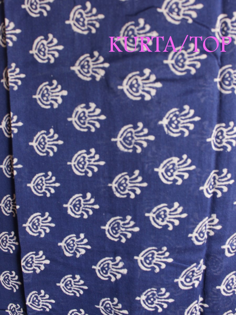 white-and-indigo-block-printed-dress-material-kurta- white-and-indigo-block-printed-dress-material-kurta-