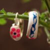 white-enamelled-pure silver-earrings