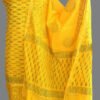 yellow-and-green-block-printed-silk-cotton-dress-material
